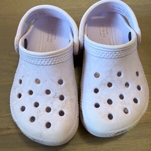 CROCS Kids Cream Sandals